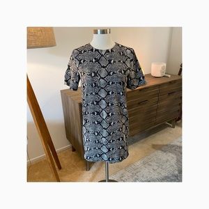 Z A R A :: Snakeskin Shift Dress